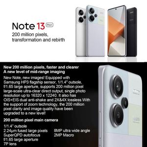 Original Xia Omi Red Mi Note 13 Pro Plus 5G Mobile Phone 200MP Camera <strong>Android</strong> Redmi Note 13 Pro+ Smartphone