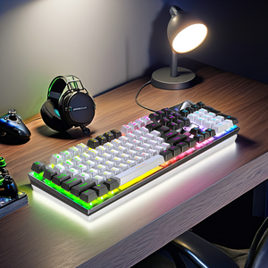 104-Key Wired Mechanical Gaming PC <strong>Keyboard</strong> with USB Interface Portable and Type C Compatible for Desktop and Laptop - Product Image 3