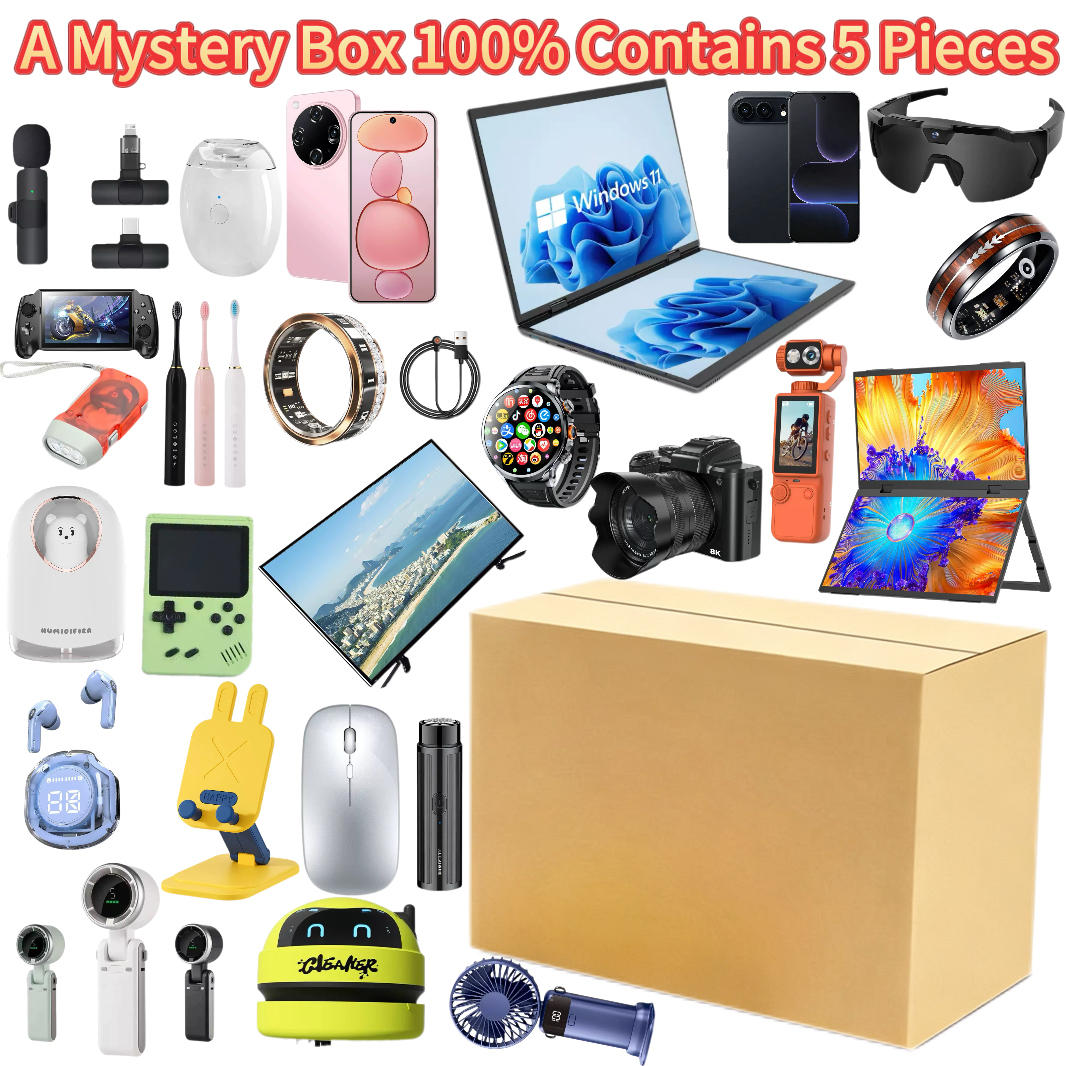 1 Caja Sorpresa con 5 Artículos (Multicolores)