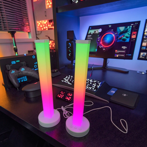 โคมไฟตั้งโต๊ะ RGB + IC ควบคุมด้วยแอปไฟ LED สร้างบรรยากาศ5V โคมไฟอเนกประสงค์ทันสมัย