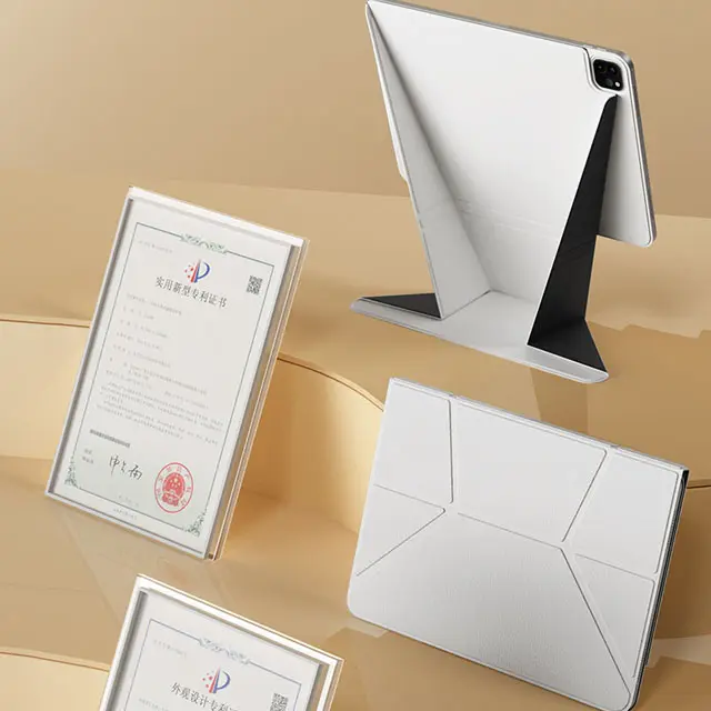 제기 브래킷 보호 마그네틱 케이스 Pro 11 인치 플랫 플레이트 720 회전 클립 케이스 ipad Air 4 10 세대
