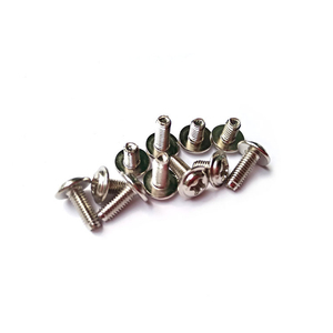 <strong>M1</strong>.<strong>7</strong> M2 M2.5 M3 M3.5 M4 M5 M6 Nickel Plated Steel Flange Bolts Machine Cross Recessed Pan Head <strong>Screws</strong> with Collar - Product Image 5