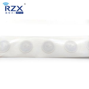 Programmable HF 13.56Mhz Iso14443A Diameter 25mm Wet <strong>Inlay</strong> <strong>F08</strong> RFID Tag in Rolls Label RFID Sticker - Product Image 3