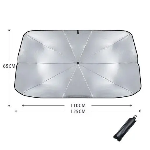 Profilo in alluminio per finestra parasole anteriore parabrezza termico auto parasole elettrico ombrello