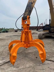 High Quality Excavator <strong>Grab</strong> Scrap Metal Demolition Sorting Grapple with Gear Orange Peel Bucket for Catching Scrap Metal - Product Image 6