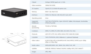 Mini TVIP 530 ePro Linux tv box unterstützung Arabisch linux streaming box TVIP 410 412 415 530 605 - Product Image 6