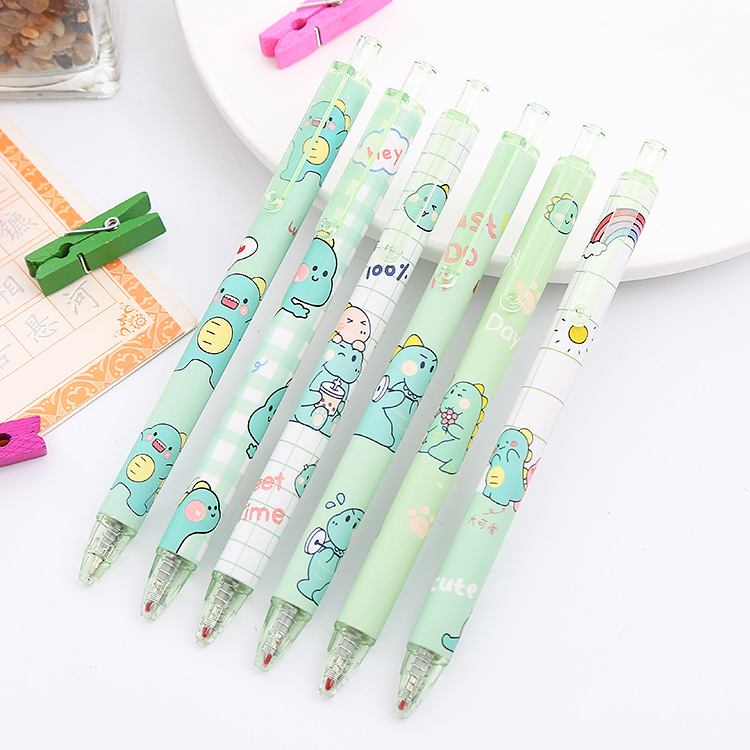 0.5mm-prix unique-stylo de presse de dinosaure