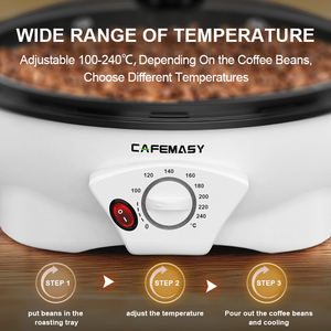 Mini máquina de chá de café automática doméstica, máquina elétrica profissional para uso doméstico com 500g
