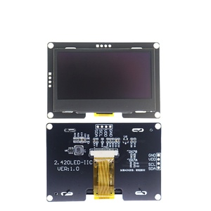 2,4 "2,42 Zoll 128x64 OLED LCD-Anzeige modul SSD1309 12864 4-polige serielle IIC I2C SPI-Schnitts telle