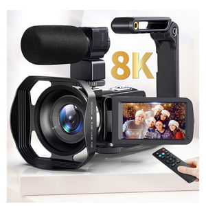 8k Youtube实时流媒体动作摄像机小型视频日志摄像机视频无反光镜视频摄像机 - Product Image 1