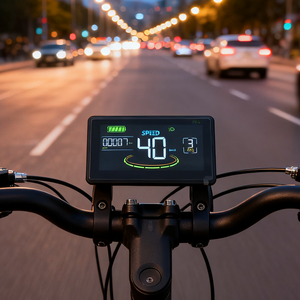 Nhà Máy Giá Xe đạp điện LCD 91F Màn hình hiển thị 36V 48V hiển thị kỹ thuật số xe đạp điện động cơ chuyển đổi <span class=keywords><strong>Kit</strong></span> điện tử - Product Image 1