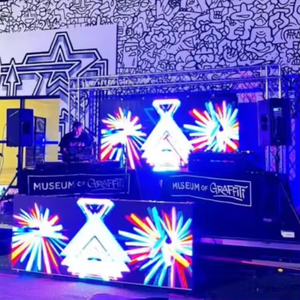 Rgx gob ปรับแต่งได้ในร่ม gob จอ LED HD แบบปรับแต่งได้เอง KTV DJ ปาร์ตี้โต๊ะพื้นหลัง RGB พิกเซลให้แสงสว่างบรรยากาศจอแสดงผล LED - Product Image 3
