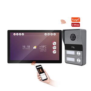 Tuya WIFI Smart Door Bell Ring Timbre Cámara Villa Sistema de intercomunicación 2/4 Cable/IP Sistema de intercomunicación - Product Image 1
