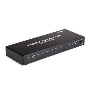 VCOM <strong>2</strong> in <strong>8</strong> Out 1.4V 1080P <strong>HDMI</strong> Splitter <strong>Switch</strong> <strong>8</strong> Way HD Video with Remote Control Multi Computers Monitor Adapter - Product Image 1