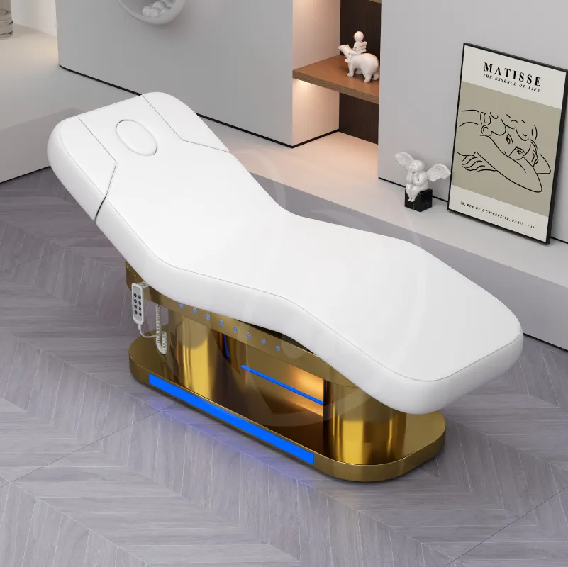 Meest Populaire Elektrische Schoonheidssalon Meubels Massage Spa Gezichts Tattoo Verlengbedden Tafelstoel Te Koop