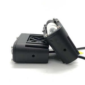 Motosiklet lambası LED spot 55W U10 Pro üç ışık lensi ışık modifiye motosiklet sarı beyaz iki ton - Product Image 5