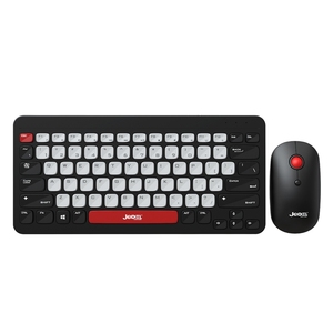 Mini combo de ratón inalámbrico 4D BT con 79 teclas Teclado de oficina Delgado Teclas de colores mezclados Interfaz USB Nuevo teclado para computadora portátil - Product Image 2