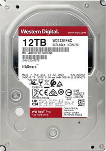 WD 12tb WD Red Pro NAS内部硬盘驱动器7200 RPM SATA 6 Gb/s CMR 512 MB高速缓存3.5 "WD122KFBX-High性能1tb 2tb笔记本电脑 - Product Image 2