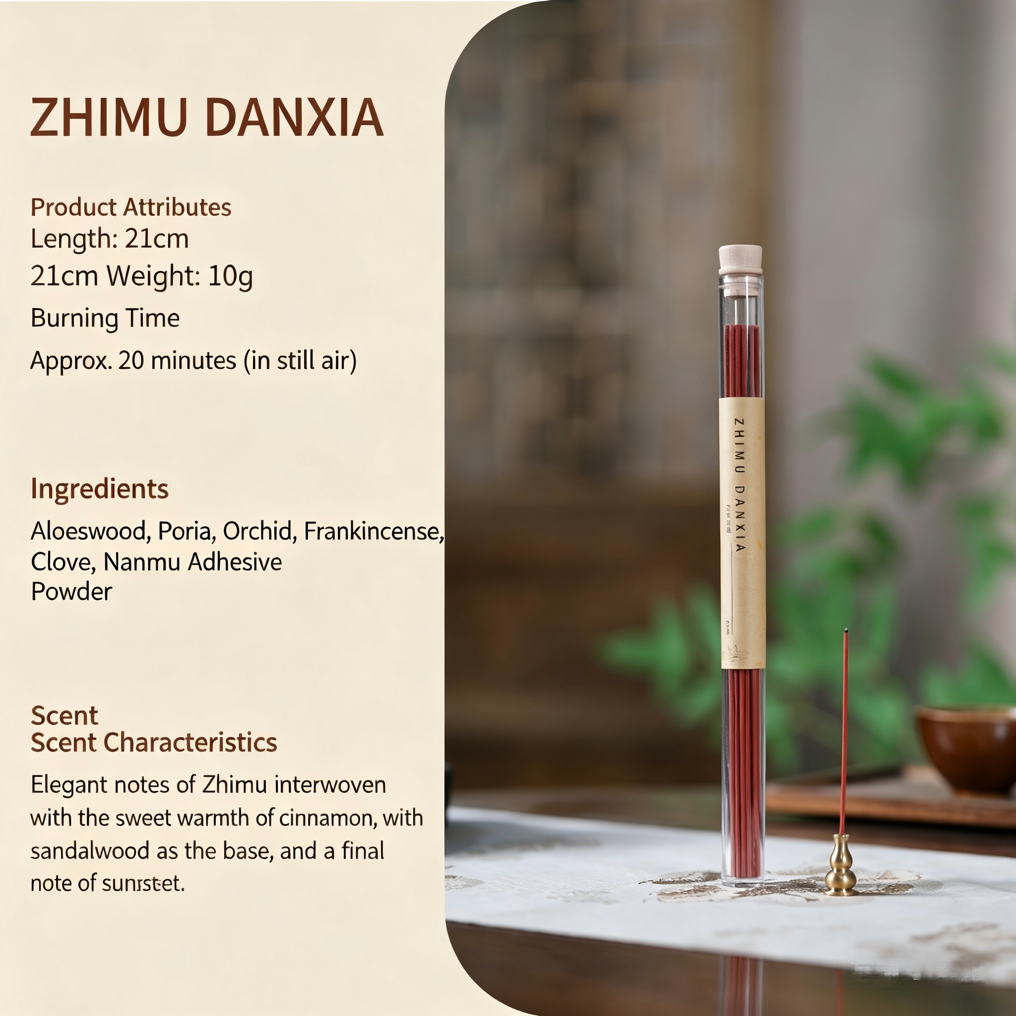 Zhimu Danxia 10 gramos