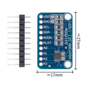 16 Bit I2C ADS1115 Modul ADC 4 Kanal mit Pro Gain Verstärker