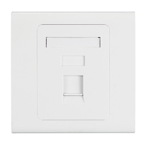 Rede RJ45 Wall Socket Face Plate 1 porto Soquete de porta única Keystone Jack painel faceplate 86 tipo uma porta facee placa