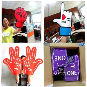 <strong>Cheap</strong> All Kinds of Shape Eva Foam Half Finger <strong>Cheering</strong> Fans Applaud Concert Clapping Gloves Hands for Football Match or Party - Product Image 5