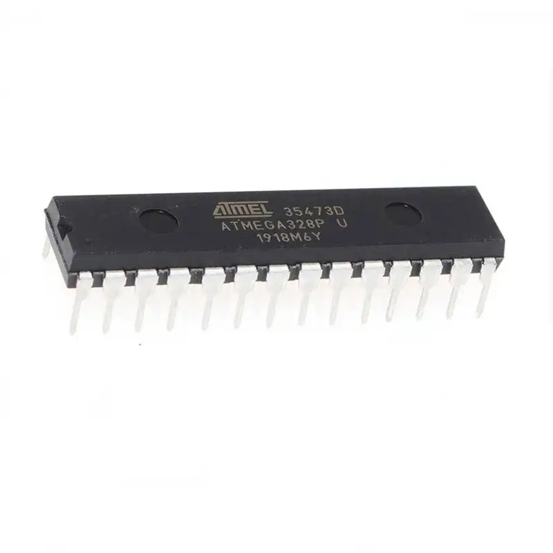 El microcontrolador atmega328ppu DIP28 nuevo y original se inserta directamente en el microcontrolador