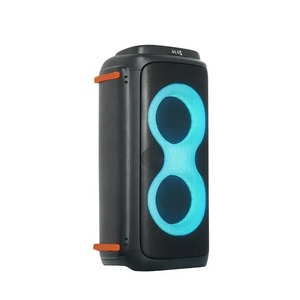 T nuova cassa audio portatile ricaricabile senza fili a denti blu doppia altoparlante da 6.5 pollici Woofer basso altoparlante per feste Private