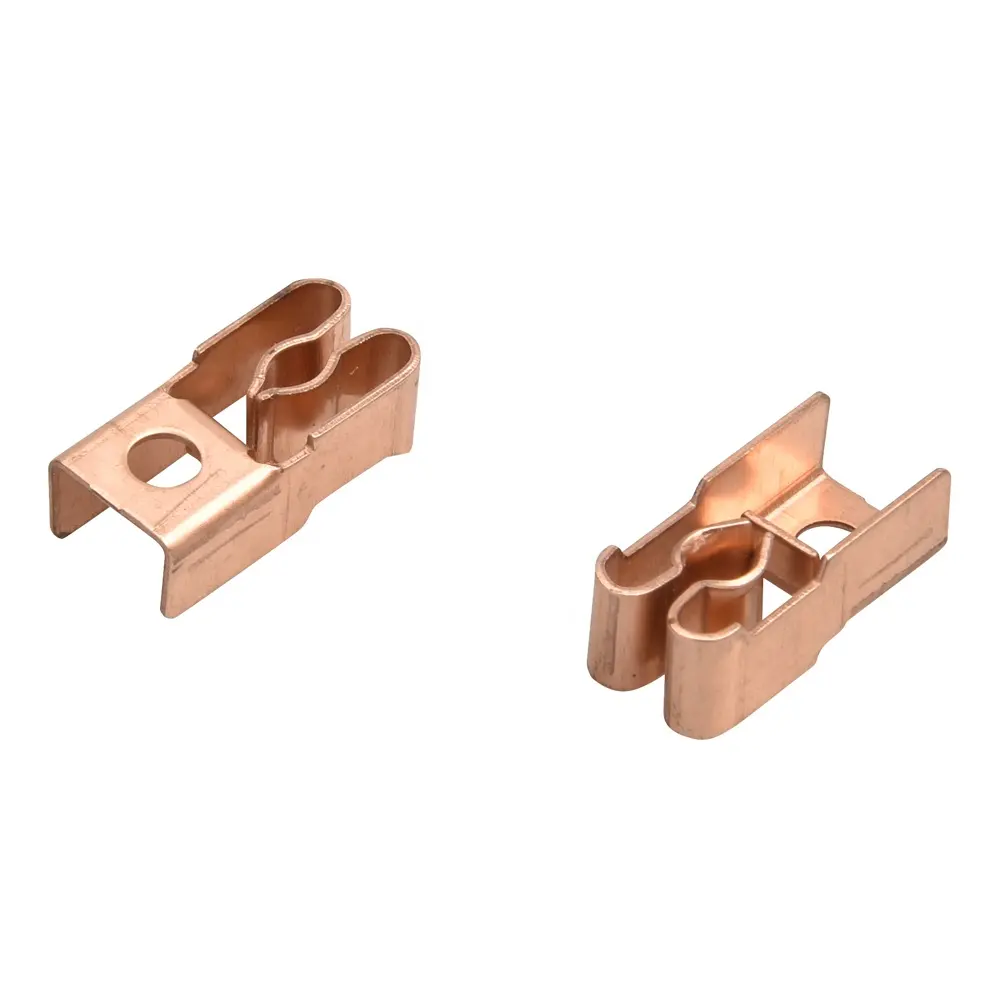 Brass Contacts Eu Brass Socket Contact 4.8 Mm Pin Receptarcle Conductive Parts. QSn Copper Sheet Metal Parts
