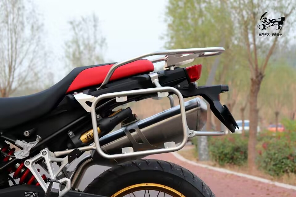Motorcycle three brackets