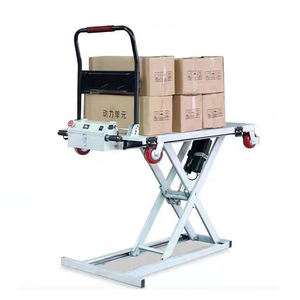 Portable Electric Hydraulic Lifting Flatbed Handcart Scissor Type Simrek Truck <strong>for</strong> On-board Handling, <strong>Loading</strong> <strong>and</strong> <strong>Unloading</strong> - Product Image 2