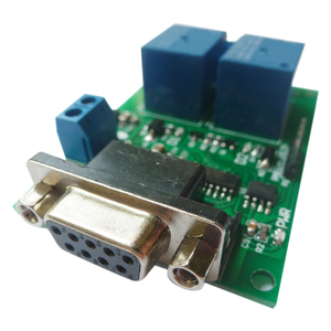 DC 5V 12V2チャンネルRS232シリアルポート制御リレースイッチボードSCMインターフェースPCリレーDB9モジュール - Product Image 5