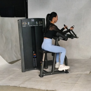 Ayarlanabilir çelik spor ekipmanları AX serisi Biceps & Triceps makinesi için omuz ve silah eğitim Pin yük seçim makineleri - Product Image 5