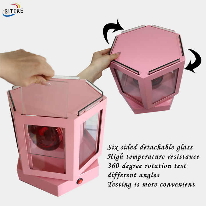 SITEKE Professional Six-sided Rotating Solar Film Heating Lamp Display Heat Dissipation test Window Tone Tester
