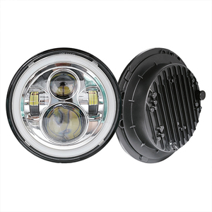 ไฟหน้ารถทรงกลมขนาด5.75นิ้วไฟวิ่งกลางวันอัตโนมัติไฟ4x4 LED พร้อมวงแหวนตาและไฟเลี้ยวสำหรับออฟโรด - Product Image 6