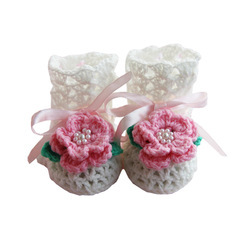 Cotton thread white flowers