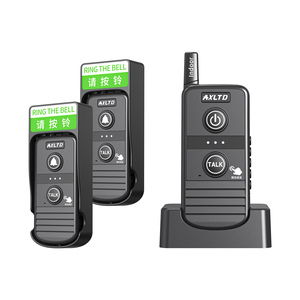 Timbre de timbre inalámbrico con intercomunicador: perfecto para empresas, tiendas y oficinas. Doble alimentación por USB y batería - Product Image 1
