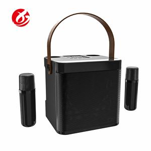 Neue tragbare Mini-Bluetooth-Lautsprecher-Geräte Elektronische Sound ausrüstung/Verstärker/Lautsprecher mit 2 drahtlosen Mikrofonen
