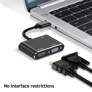 <strong>USB</strong> 3.0 to <strong>HDMI</strong>-Compatible <strong>VGA</strong> DVI Adapter Converter 1080P HD for Computer to Projector TV Monitor Extend Screen <strong>VGA</strong> Cable - Product Image 6