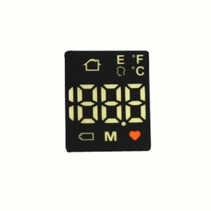 Pantalla LED grande personalizada de 7 segmentos con icono de batería de temperatura