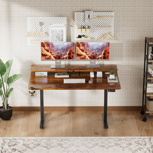 AJUNION Electric Standing Höhen verstellbarer Computer tisch mit Speicher funktion Starker Rahmen Glatter ergonomischer Hub tisch - Product Image 6