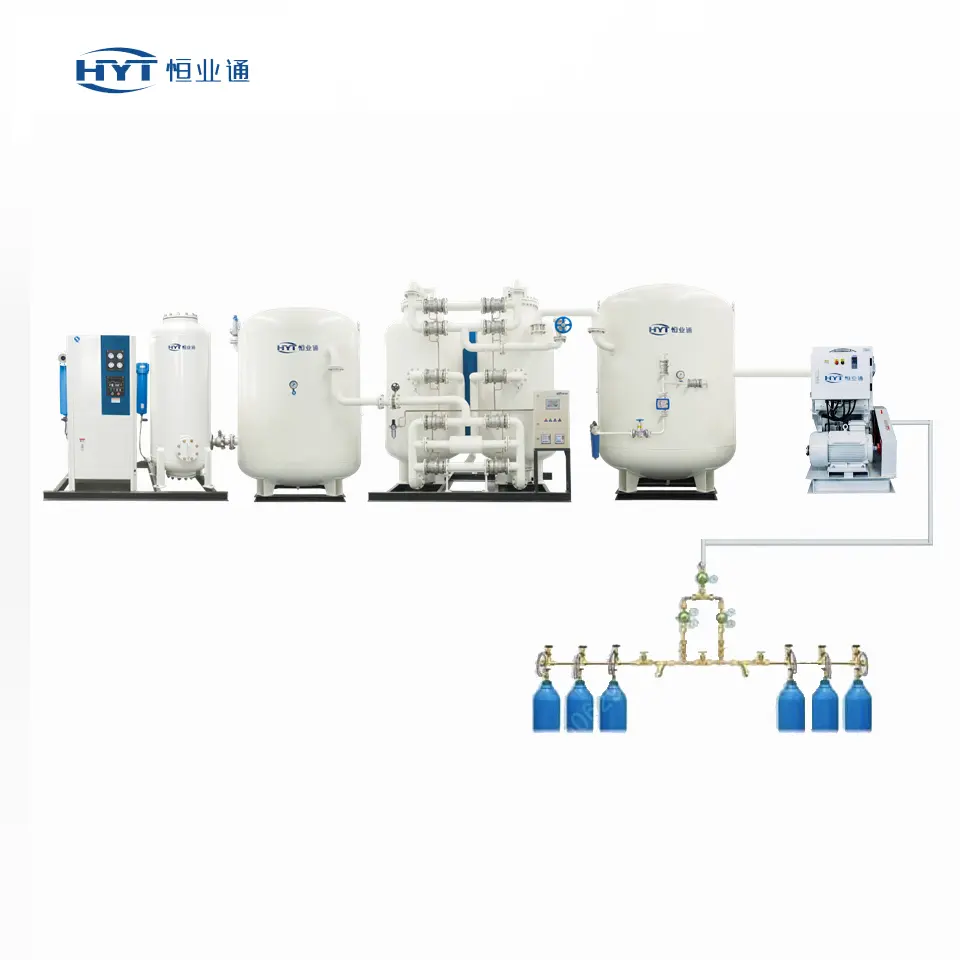 Línea de producción de sistemas de gases móviles en el sitio Generador de nitrógeno PSA VPSA Producto caliente 2019
