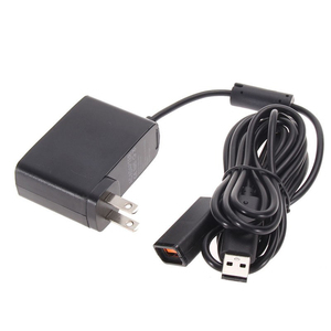 欧盟插头美国插头100v-240v USB交流适配器电源，带USB充电电缆，用于X-box 360 Kinect传感器 - Product Image 1