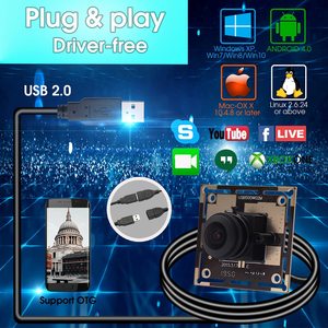 ELP 5MP Usb Webcam Mini <strong>Camera</strong> Board Module High Definition 2592X1944 Webcam CMOS OV5640 Image Sensor USB with <strong>Camera</strong> for Kiosk - Product Image 6