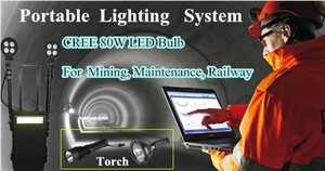 8000LM şarj edilebilir Led çalışma ışığı uzak alan çalışması kurtarma acil için ışık sistemi açık çalışma ışığı - Product Image 3