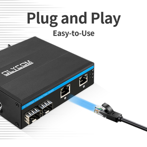 Optical <strong>network</strong> switch 2-<strong>port</strong> 10/100m Ethernet switch rj45 <strong>network</strong> <strong>port</strong> with 2-<strong>port</strong> SFP for CCTV Camera - Product Image 3