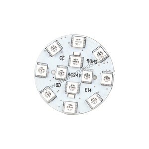 E14 RGB LEDライトAC24V 40mm 16LED Smd5050ピクセルRGBカラーテーマパーク用 - Product Image 1