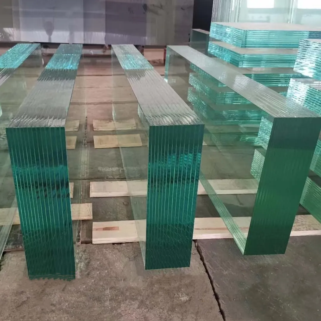 CESGCC証明書ラミネートフロア/階段ガラス6 6 6 8 8 10 10厚さPVBSGPクリア強化ラミネートガラス