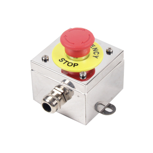 Scatola di controllo Saipwell pulsante pulsante di emergenza a due fori in metallo impermeabile bottone - Product Image 2
