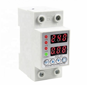 63A 40A Digital Adjustable Over Under <strong>Voltage</strong> <strong>Voltage</strong> Protector Relay Protection - Product Image 3